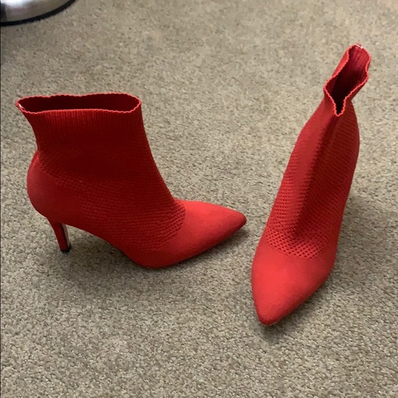 Mia Mckinley Perforated Sock Booties 